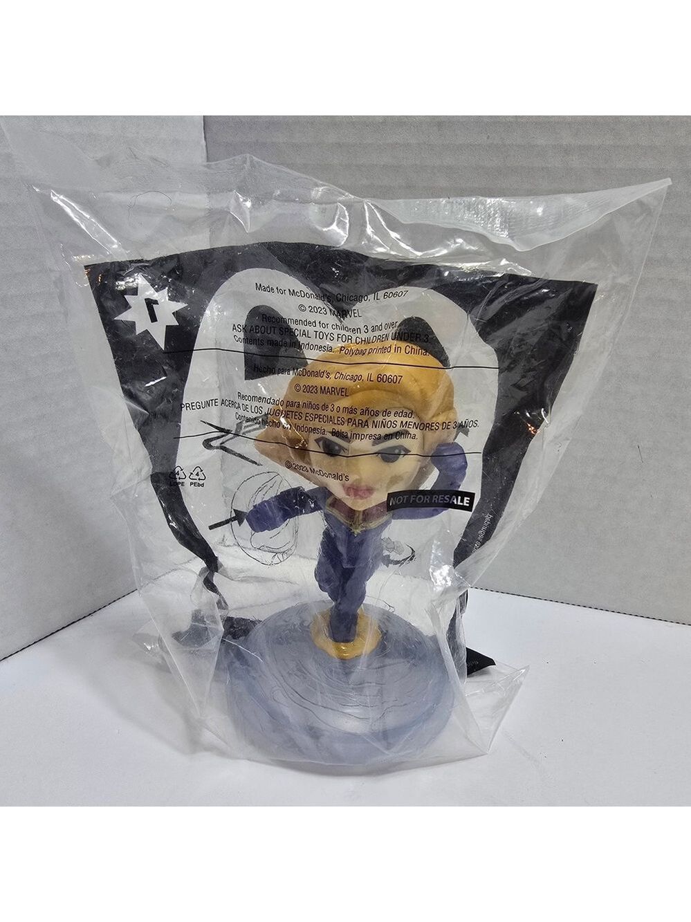 McDonald's Action Figure with Blue and Yellow Outfit